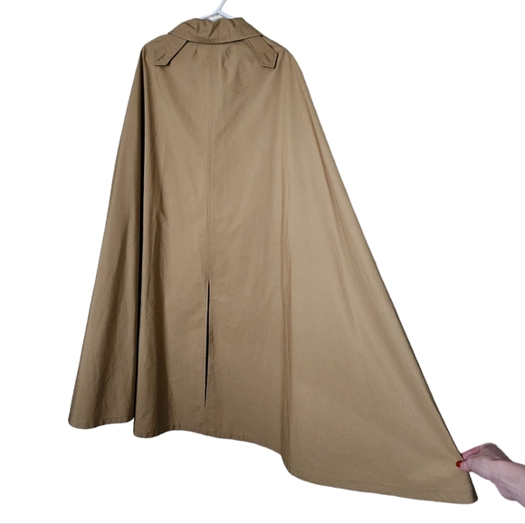 PLOUCQUET DIOLEN x NEIMAN MARCUS Quiet Luxury travel trench cape light weight - Picture 3 of 13